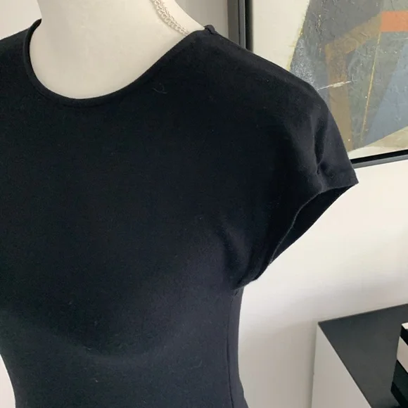 Vince black knit sleeveless midi dress - size M - Picture 5 of 5